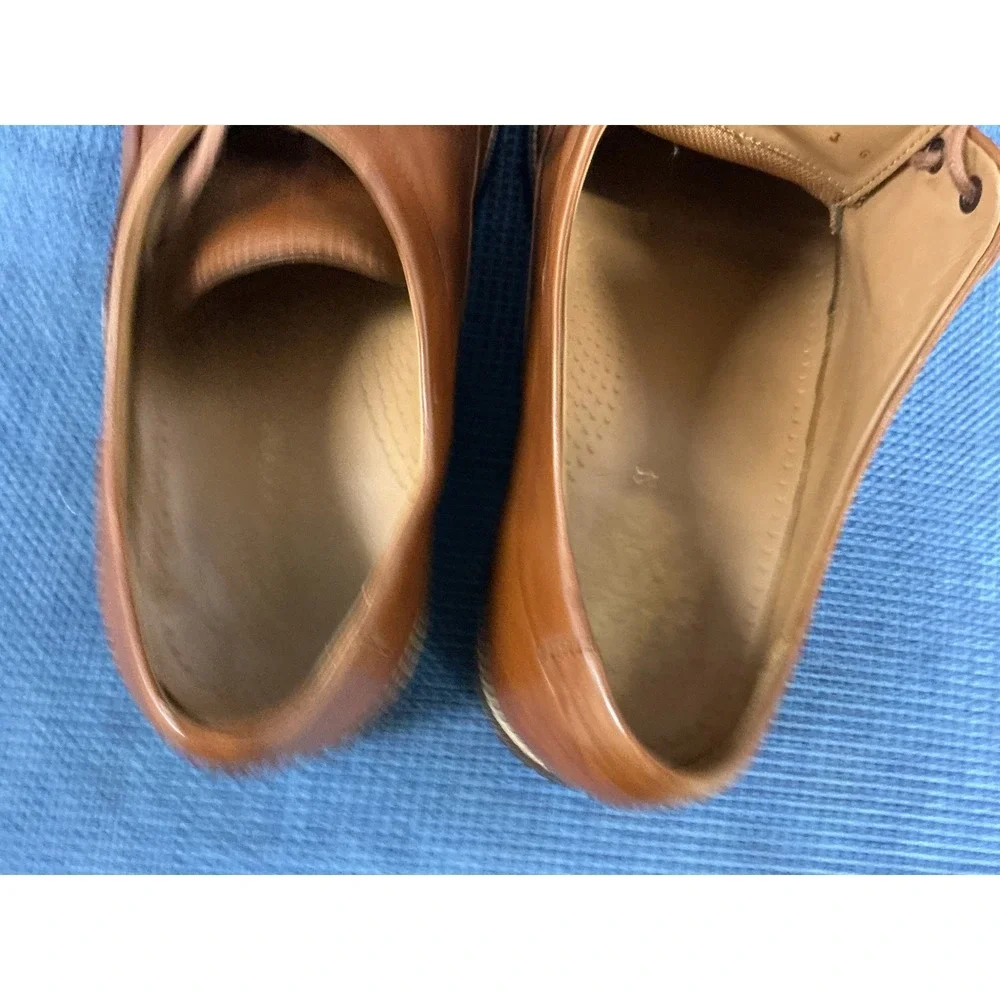 Cole Haan Mens British Tan‎ Leather Apron Toe Derby Shoes Size 11 M C11011